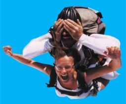 Эмоции при прыжке с парашютом