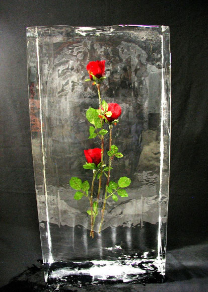 Цветы во льду