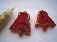 Колокольчики в блестках