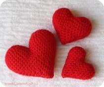 Миленькие красненькие сердечки